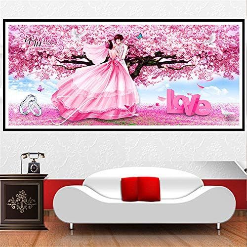  Brand: LucaSng LucaSng DIY 5D Diamond Painting, Crystal Rhinestone Embroidery Large Pictures Painting with Diamonds, Art Crafts for Home Wall Decor Full Drill - Love