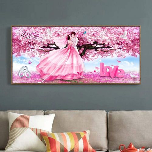  Brand: LucaSng LucaSng DIY 5D Diamond Painting, Crystal Rhinestone Embroidery Large Pictures Painting with Diamonds, Art Crafts for Home Wall Decor Full Drill - Love