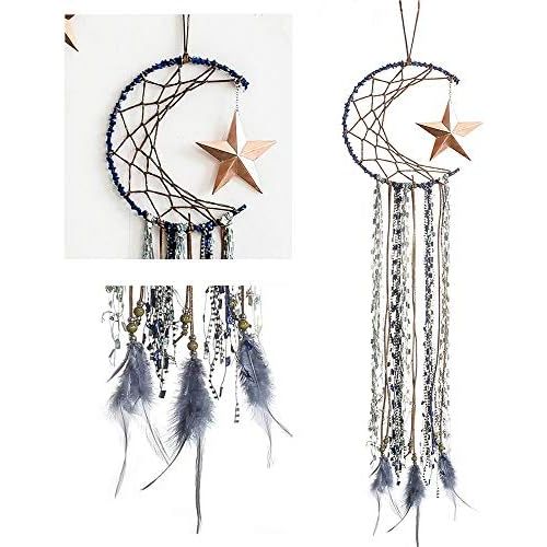  Brand: LucaSng LucaSng 1pcs Boho Dream Catcher Handmade Dreamcatcher Wall Hanging Tapestry Woven House Decoration 86cm