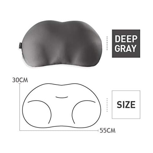  Brand: LucaSng LucaSng Deep Sleep Addiction 3D Neck Micro Airball Pillow Ergonomic Design Headrest Air Cushion Pressure Relief Pillow Bed Linen Travel Air Pillow Camping Beach Airplane Sleeping P