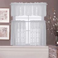 Brand: LucaSng LucaSng lace short curtain vintage coffee curtain bistro curtain panel curtain kitchen curtain cabinet curtain home decoration for kitchen