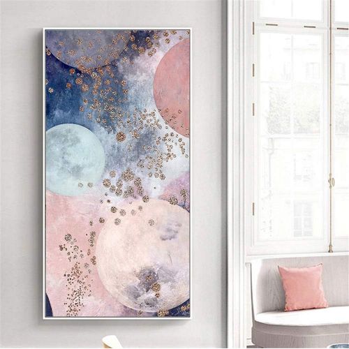  Brand: LucaSng LucaSng DIY 5D Diamond Painting Set Starry Sky Full Round Diamond Painting Kit Rhinestone Pictures Art Crafts for Main Wall Decor Full Drill Large, 50*70cm