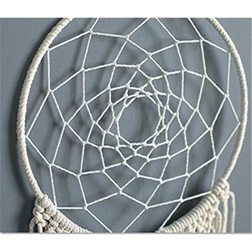  Brand: LucaSng LucaSng Boho Dream Catcher Macrame Wall Hanging with Tassel for Wedding Decoration Gift for Valentines Day Anniversary Birth