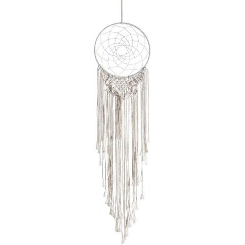  Brand: LucaSng LucaSng Boho Dream Catcher Macrame Wall Hanging with Tassel for Wedding Decoration Gift for Valentines Day Anniversary Birth