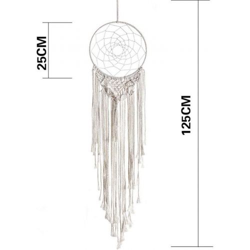  Brand: LucaSng LucaSng Boho Dream Catcher Macrame Wall Hanging with Tassel for Wedding Decoration Gift for Valentines Day Anniversary Birth