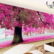 Brand: LucaSng LucaSng 5D DIY Diamond Painting Kit, Full Drill Flowers Cherry Tree Rhinestone Pictures Large Pictures DIY Diamonds Painting Handmade Adhesive Picture Wall Art, 120 x 50 cm