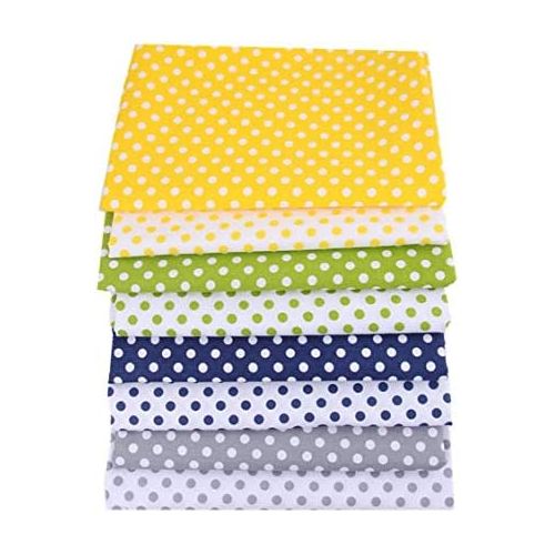  Brand: LucaSng LucaSng 8 Pcs DIY Cotton Fabric Bundle Sold by the Metre Bundle for Patchwork, 25 x 25 cm Per Piece Fabric Mix Fabric Bundle Fabric Scrapes for Sewing, 25 x 25 cm