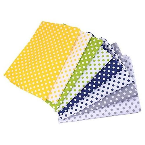  Brand: LucaSng LucaSng 8 Pcs DIY Cotton Fabric Bundle Sold by the Metre Bundle for Patchwork, 25 x 25 cm Per Piece Fabric Mix Fabric Bundle Fabric Scrapes for Sewing, 25 x 25 cm