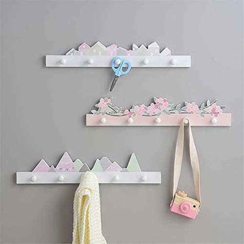  Brand: LucaSng LucaSng Childrens Coat Rack Wall Hanger Coat Hooks Wall Hooks Childrens Furniture Coat Hooks Nursery Home Decoration for Wall or Door