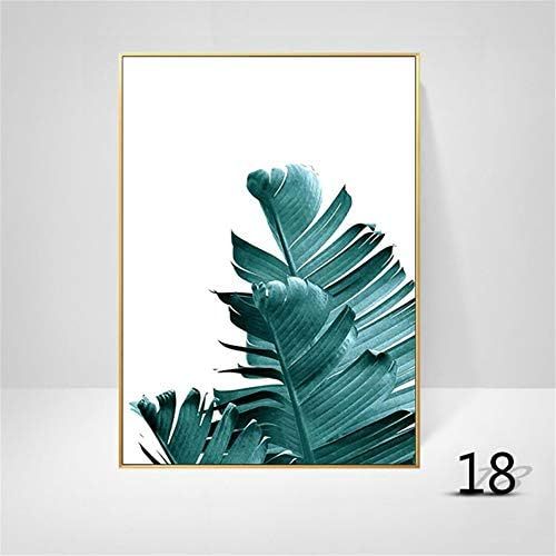  Brand: LucaSng LucaSng Premium Poster Set of 3 Palm Leaf Parrot Bird Pineapple Wall Art Poster Without Picture Frame Green Print Images for Living Room, Style D, 30 x 40 cm