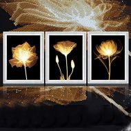 Brand: LucaSng LucaSng 5D Diamond Painting Custom Photo Painting By Numbers - 3pcs Personalised DIY Full Drill Flower Diamond Painting Set Large Pictures, 90*180cm