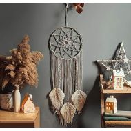 Brand: LucaSng LucaSng Dream Catcher Boho Style Tassel Macrame Wall Hanging Vintage Wedding Home Decor