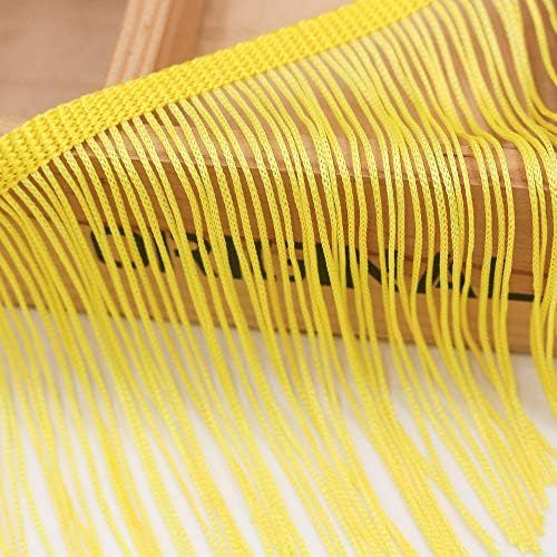  Brand: LucaSng LucaSng 10 Metres Length 15 cm Wide Tassel Silky Fringe Cut Fringe Trim Costume Tassel Trimming Garment Apparel Lace Trimming Sewing Accessories