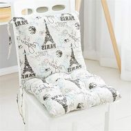 Brand: LucaSng LucaSng 2 Piece Set Low Back Chair Cushion with Back Seat and Back Cushion with Straps and Zip Cushion Garden Chair
