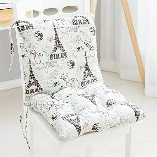  Brand: LucaSng LucaSng 2 Piece Set Low Back Chair Cushion with Back Seat and Back Cushion with Straps and Zip Cushion Garden Chair