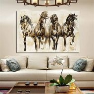 Brand: LucaSng LucaSng Retro Horse Canvas Wall Art Print Unframed Canvas Art Print for Living Room Sofa Porch Hallway, b, 20 x 30 cm