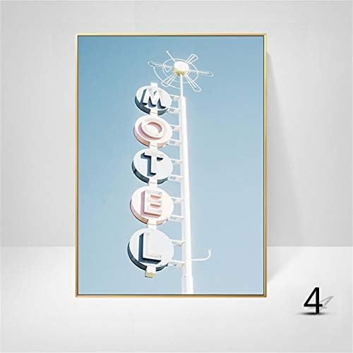  Brand: LucaSng LucaSng Set of 3 Design Poster Set Beach Sea Santorini Landscape Stylish Canvas Print Pictures without Frame Art Print Pictures for Living Room, Style B, 20 x 30 cm