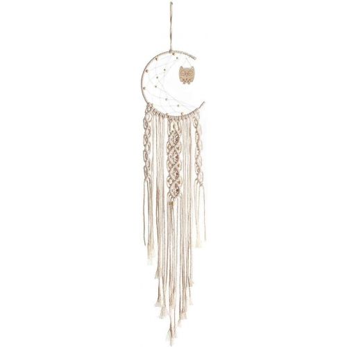  Brand: LucaSng LucaSng 2pcs Boho Macrame Dream Catcher Cotton Unique Bohemian Wall Decor