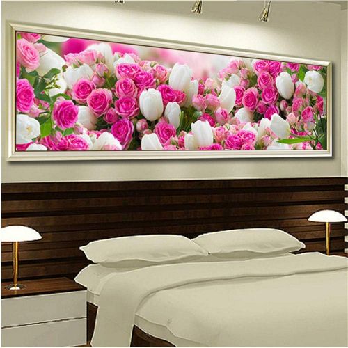  Brand: LucaSng LucaSng DIY 5D Diamond Painting Set Home Decor Flowers Full Drill Rose Diamond Painting Full Large Crystal Embroidery Pictures Art Crafts for Home Wall Decor