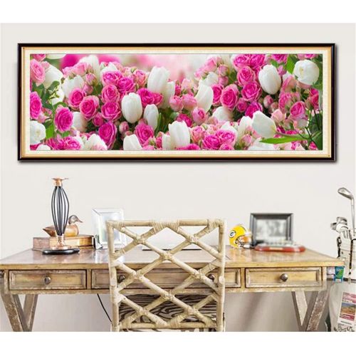  Brand: LucaSng LucaSng DIY 5D Diamond Painting Set Home Decor Flowers Full Drill Rose Diamond Painting Full Large Crystal Embroidery Pictures Art Crafts for Home Wall Decor