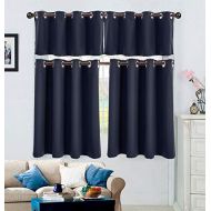 Brand: LucaSng LucaSng 1pcs Short Curtains for Small Window Curtains Opaque Thermal Curtains Bedroom Curtain Opaque Eyelet Curtain