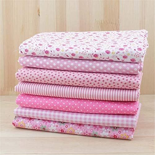  Brand: LucaSng LucaSng 7pcs Cotton Fabric Patchwork Fabric Sewing Packages Fabric Cloth for DIY Crafts Scrapbooking