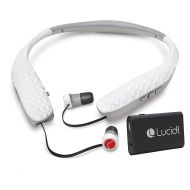Lucid Audio HLT-Earbud-HS-TV Amped HearBand and Wireless TV Streamer - Bluetooth Neckband Earbuds - Black
