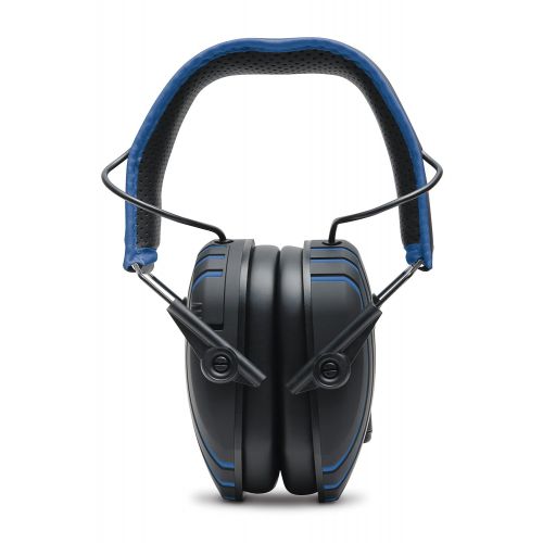  Lucid Audio Amped Sound Amplifying Bluetooth Wireless Hearing Headphones - Black/Blue