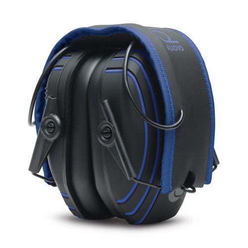  Lucid Audio Amped Sound Amplifying Bluetooth Wireless Hearing Headphones - Black/Blue