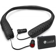 Lucid Audio AMPED HearBand and Wireless TV Streamer - Bluetooth Neckband Earbuds - Black