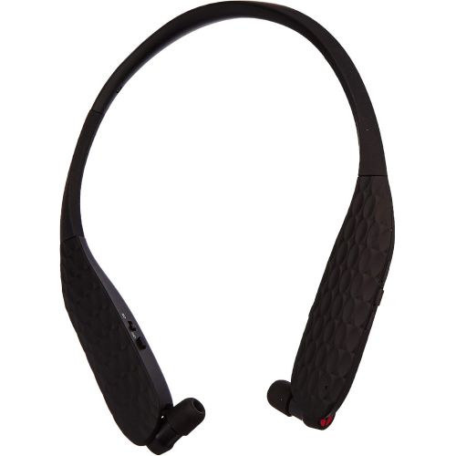  Lucid Audio AMPED HearBand Sound Amplifying Bluetooth Neckband Earbud Headphones - Black