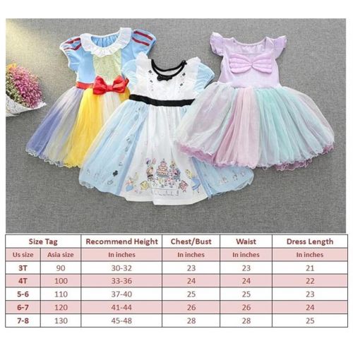  LuckB Baby Girls Princess Costume Halloween Party Fancy Dress