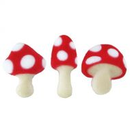 Lucks Dec-Ons Decorations Molded Sugar/Cup-Cake Topper, Toadstool Assortment, 1 1/4-1 1/2 Inch, 120 Count