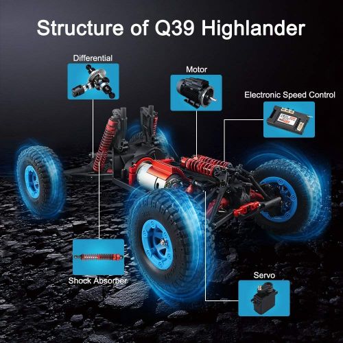  Luckstar 1:12 Four-Wheel Drive high-Speed Car 2.4G Remote Control High-Speed Car Crash Charging Climbing Toy Car Model Strong Power with Light High-Speed Remote Control Truck