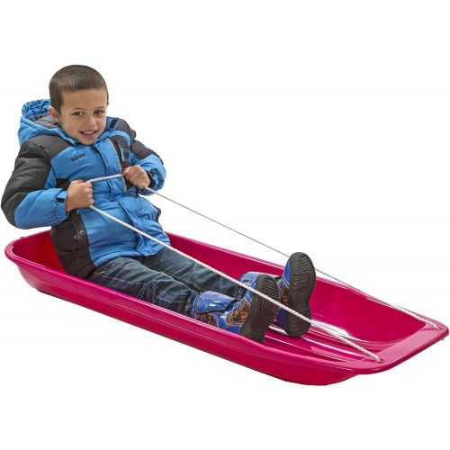  [아마존베스트]Lucky Bums Snow Kids Toboggan Sled, 48-Inch, Pink