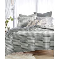 Lucky Brand Broken Stripe King Quilt, Created for Macys Bedding