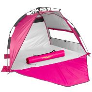 Lucky Bums Easy Up Beach Tent - UPF 50+ Protection - 48 x 42 x 48