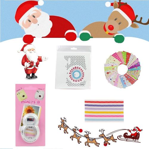  Christmas Gift: LuckyStar 20 in 1 Accessories Bundles for Fujifilm Instax Mini 8 8+ 9 Instant Camera (Smokey White Mini 8/8+/9 Case, Selfie Lens, Mini Albums, Stand Albums, Film Fr