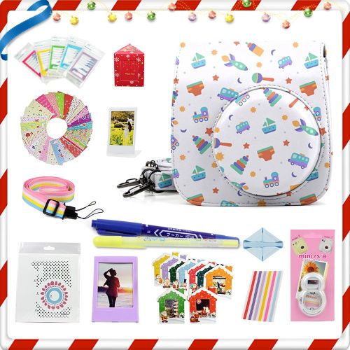  Christmas Gift: LuckyStar 20 in 1 Accessories Bundles for Fujifilm Instax Mini 8 8+ 9 Instant Camer