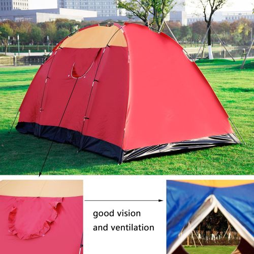  Lucky Tree 8 Person Backyard Camping Tent Easy Setup,12.5ft