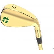 [아마존베스트]Lucky Wedges Gold 52 Degree Approach Wedge - 8 Degrees Bounce, 35.25 Regular Flex Steel Shaft, Forged Soft Carbon Steel, Right Handed, Soft Grips