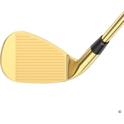  [아마존베스트]Lucky Wedges Gold 54 Degree Gap Wedge - 12 Degrees Bounce, 35.125 Regular Flex Steel Shaft, Forged Soft Carbon Steel, Right Handed, Soft Grips