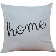 Kissenbezug 45 x 45 cm einfache geometrische Kissenbezuege Sofa Taille Bett Home Decor Pillow Cover LuckyGirls (H)