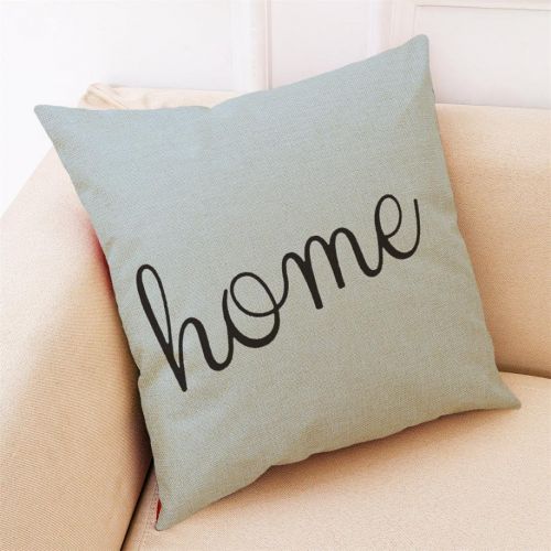  Kissenbezug 45 x 45 cm einfache geometrische Kissenbezuege Sofa Taille Bett Home Decor Pillow Cover LuckyGirls (H)