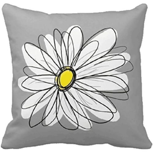  Kissenbezug 45cm x 45cm Blumen Drucken Super weiche Kopfkissen Sofa Lendenkissen Home Decor Cushion Cover Pillow Cover LuckyGirls