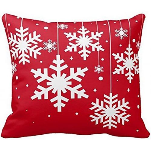  Kissenbezug 45 x 45 cm Frohe Weihnachten Kissenbezuege Baumwolle Leinen Sofa Bett Auto Home Decor Festival Kissenhuelle LuckyGirls (H)