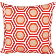 LuckyGirls Kissenbezug 45 x 45 cm Geometrische Form Sofa Bett Auto Home Decor Festival Kissenhuelle (Orange)