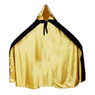 LuckyMjmy Velvet Renaissance Medieval Cloak Cape Lined with Satin