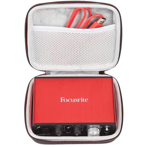  [아마존베스트]LuckyNV EVA Hard Case Storage Bag Compatible with Focusrite Audio Interface Solo