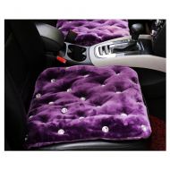 LuckySHD Soft Plush Car Seat Cushion Cover Pad Mat - Purple